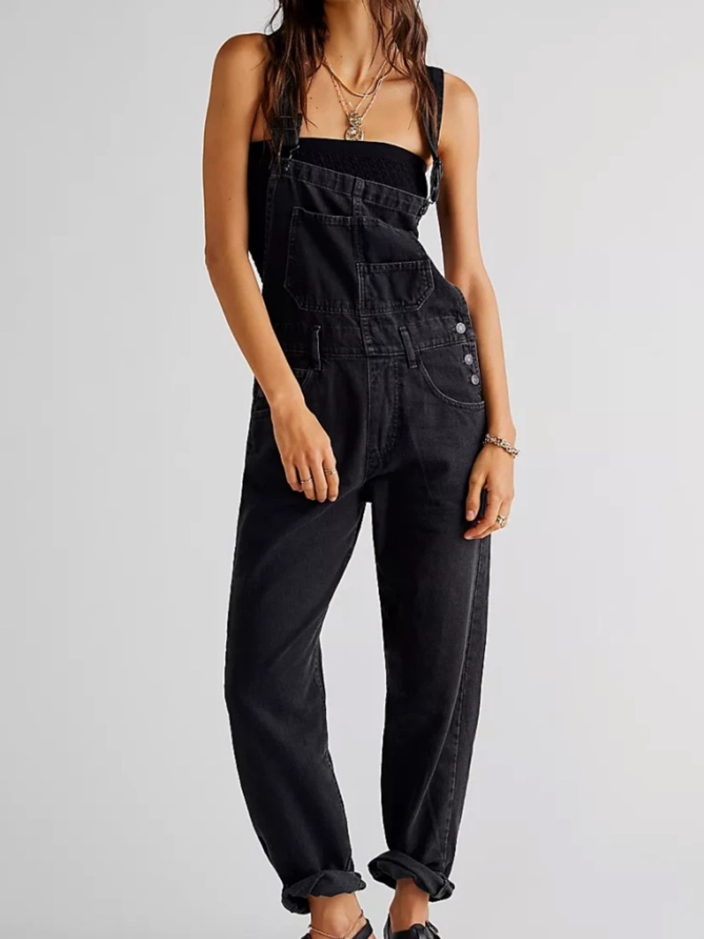 WE THE FREE ZIGGY DENIM OVERALLS